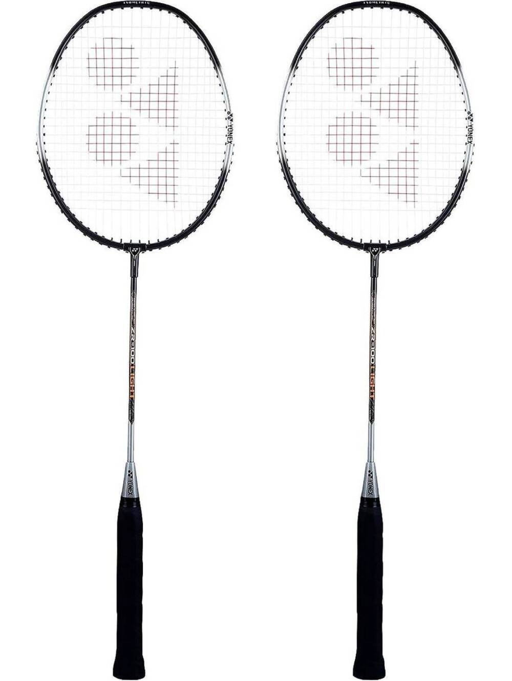 Aluminum Badminton Racquet Set - Yonex ZR100 2 Pack with Full Covers